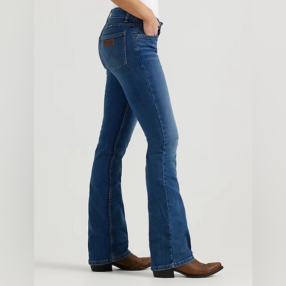 WRANGLER RETRO® MAE MID RISE BOOTCUT WESTERN JEAN SIZE 35x34 - Picture 2 of 10